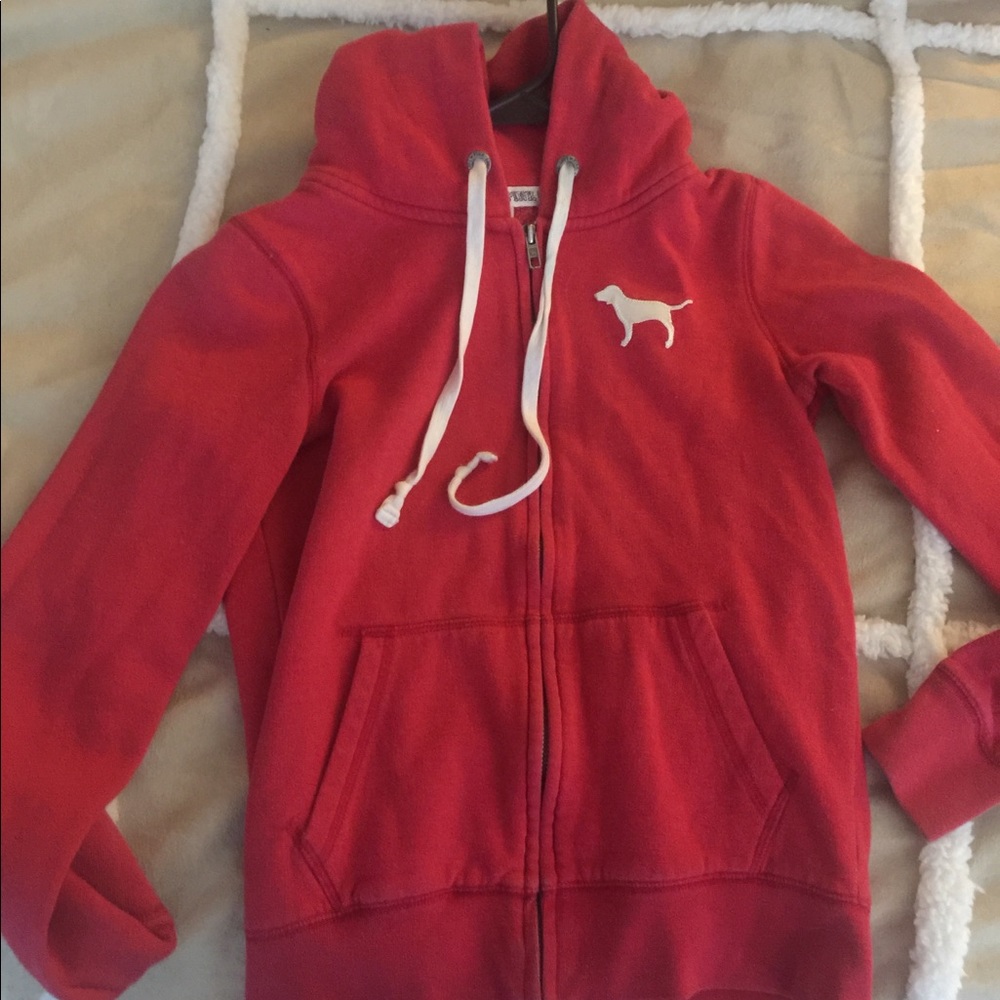 Red pink jacket